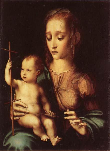 MORALES, Luis de Madonna and Child with Yarn Winder Sweden oil painting art